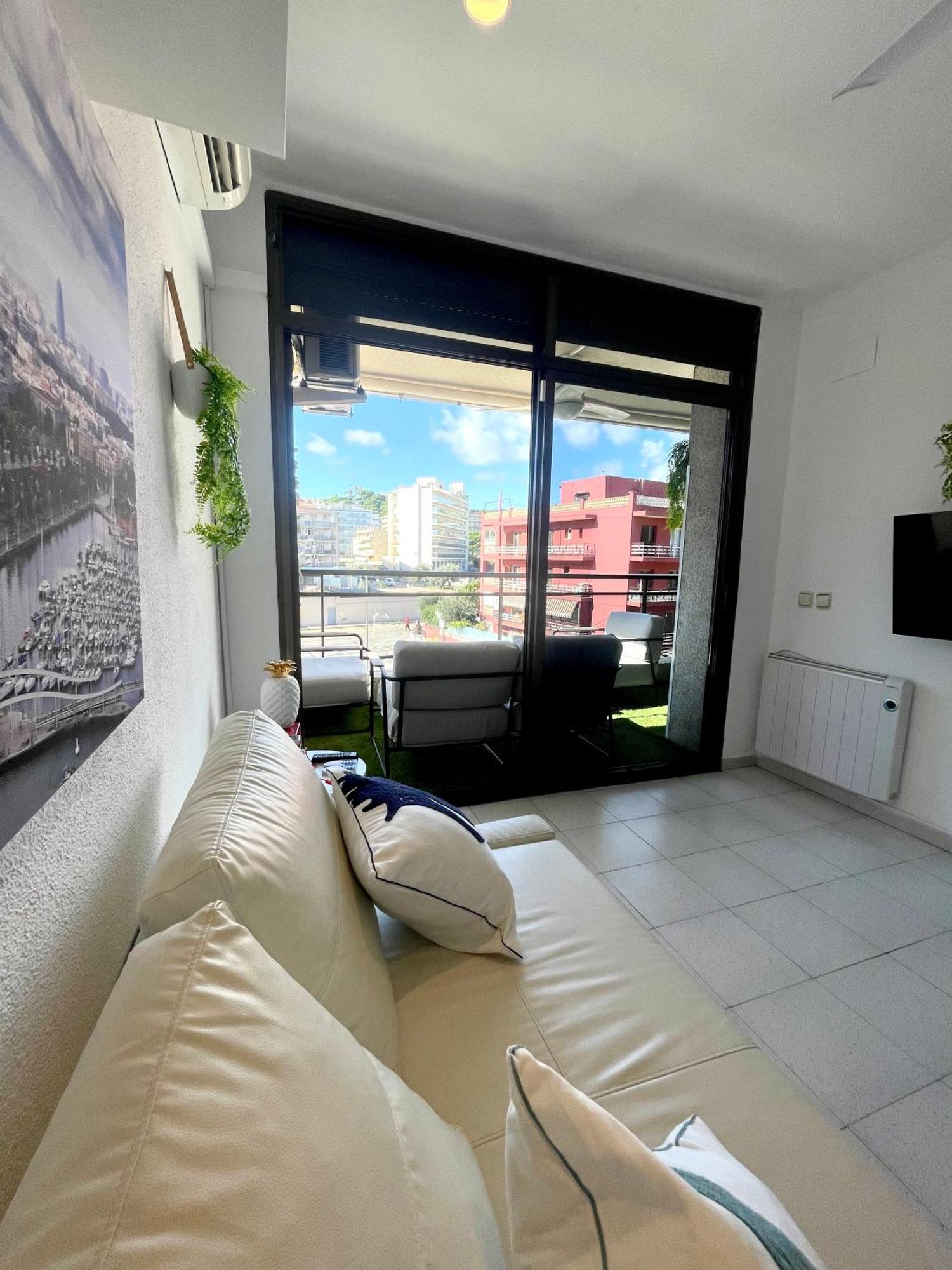 Apartemento Piscina Centro Calella 3 Min Playa Exteriör bild