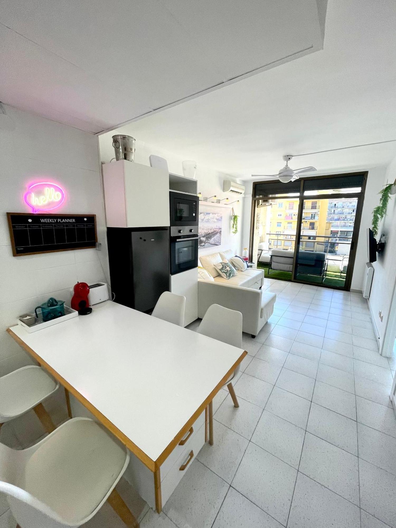 Apartemento Piscina Centro Calella 3 Min Playa Exteriör bild