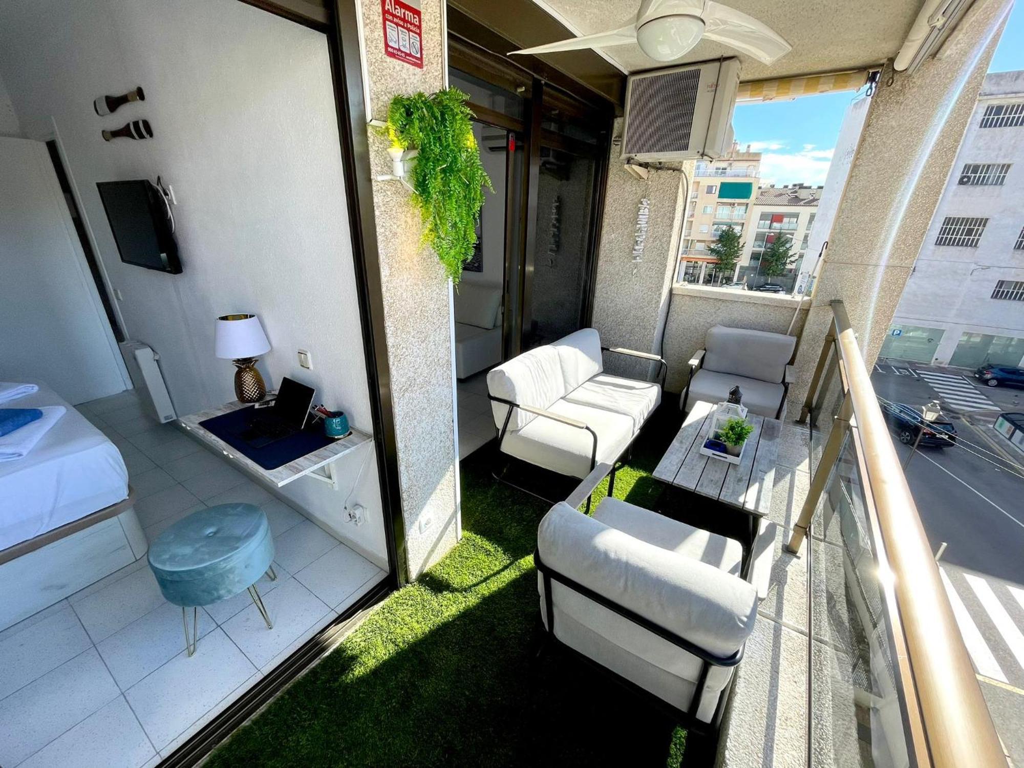 Apartemento Piscina Centro Calella 3 Min Playa Exteriör bild