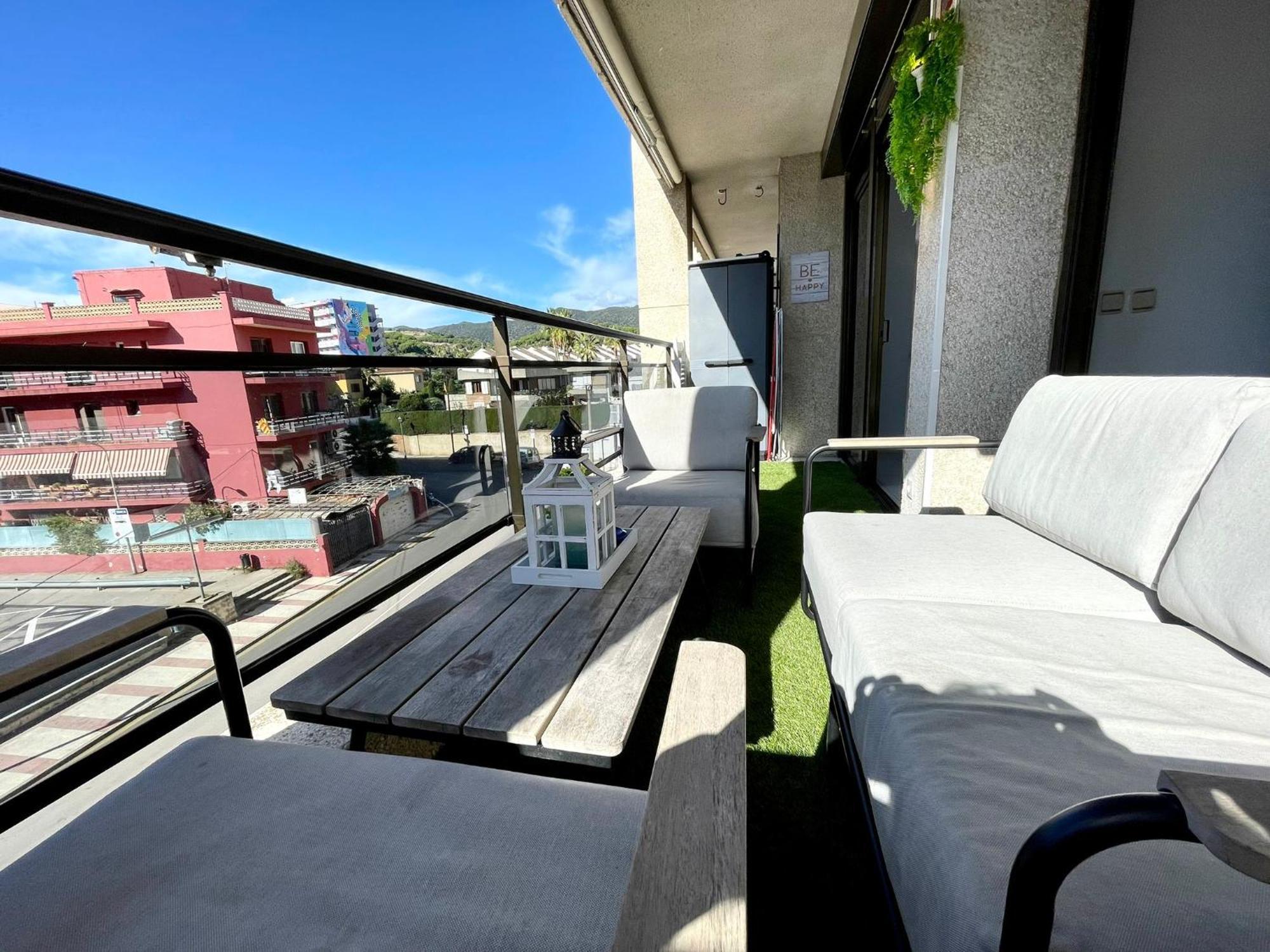 Apartemento Piscina Centro Calella 3 Min Playa Exteriör bild